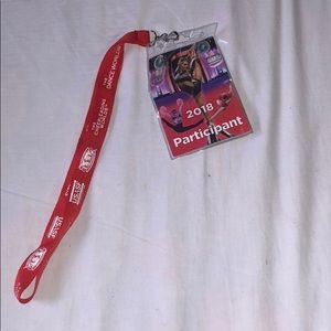 2018 Cheerleading Worlds Lanyard